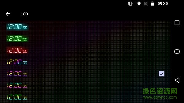 手机桌面时钟显示软件 v1.2.3 安卓版0
