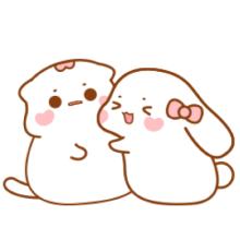 喵小呜和兔小叽QQ表情