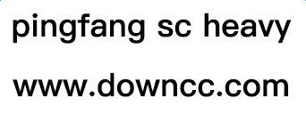 pingfang sc heavy pingfang sc heavy字体
