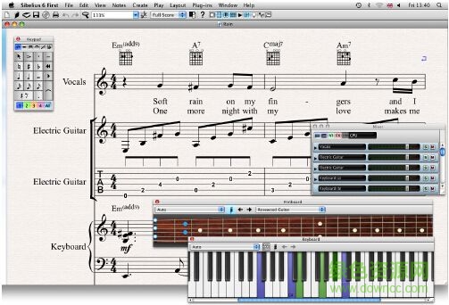 西贝柳斯mac修改版