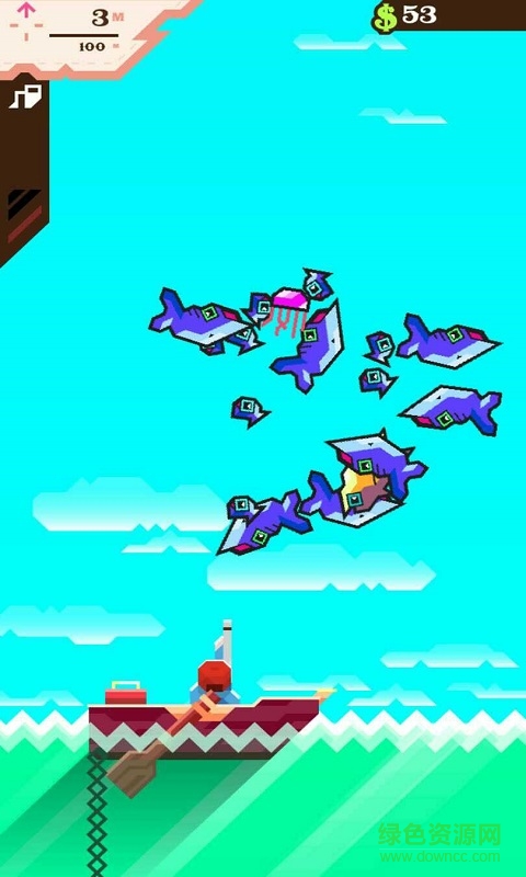 奇葩钓鱼中文修改版(Ridiculous Fishing) v1.3.2.4 汉化安卓版2