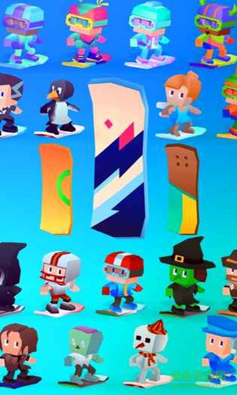 像素滑雪游戏修改版(Snowboarding) v1.0.95 安卓版3