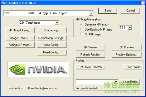 NVIDIA DDS滤镜插件 v8.52 汉化绿色版0