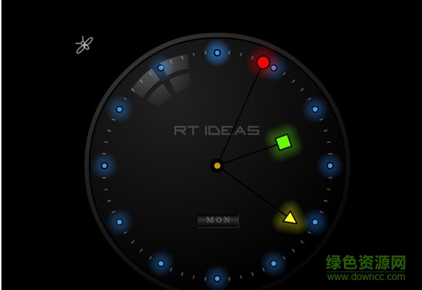 win7夜光时钟屏保 v2017 免费版0