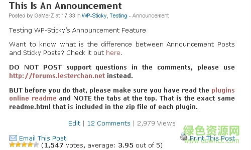 wp-postviews(wordpress浏览次数统计插件) v1.74 免费版0