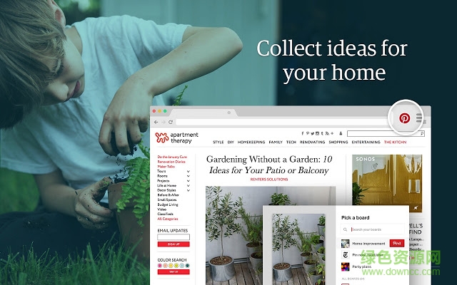 pin it button图片采集插件 v1.39.1 官方版0