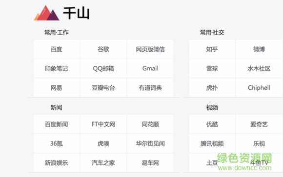 千山chrome标签页 v1.1.4 最新版0