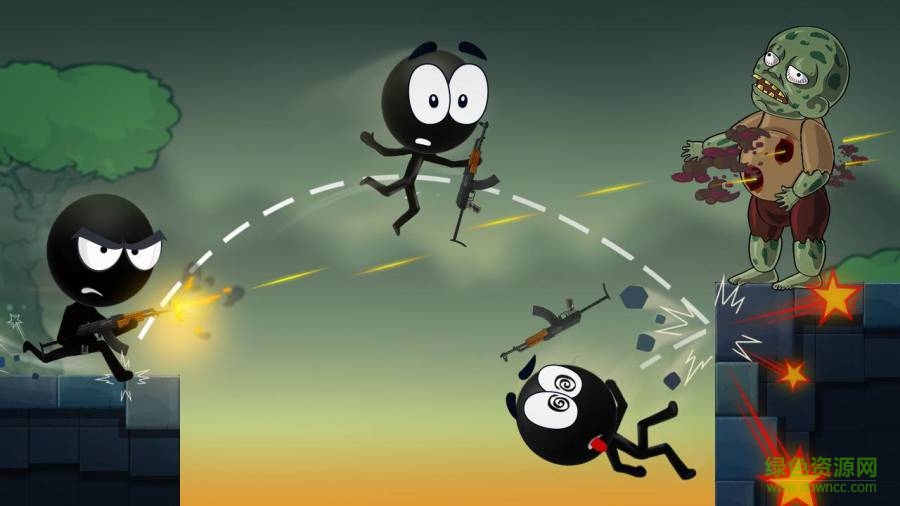 Stickman vs Zombies火柴人爆锤僵尸 v1.0 安卓版1