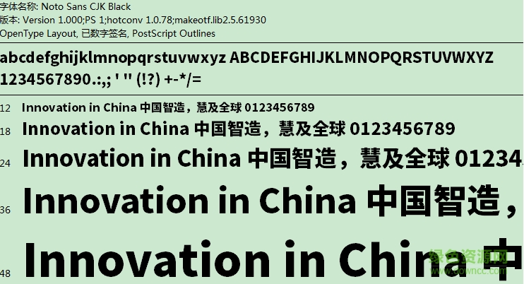 思源黑体中文官方 最新版(22款)0
