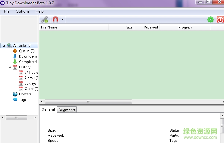 Tiny Downloader(视频流媒体下载器) v1.1.4 绿色版0