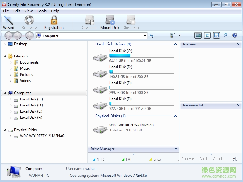 Comfy File Recovery(硬盘数据恢复) v3.9 绿色免费版1