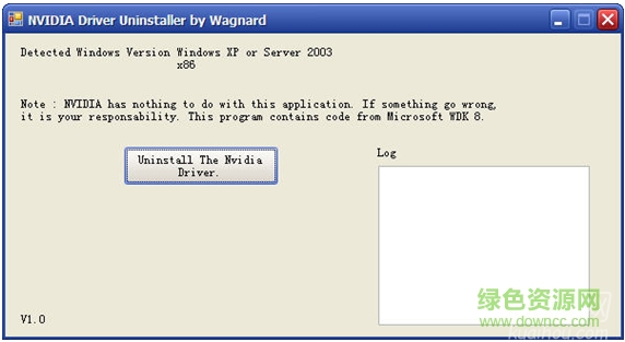 英伟达驱动卸载器(nvidia driver uninstaller) v1.0 免费版0