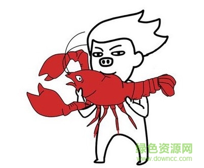 小龙虾我们走搞笑卡通表情包 2