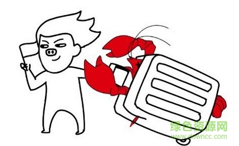 小龙虾我们走搞笑卡通表情包 4