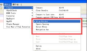 notepad compare插件