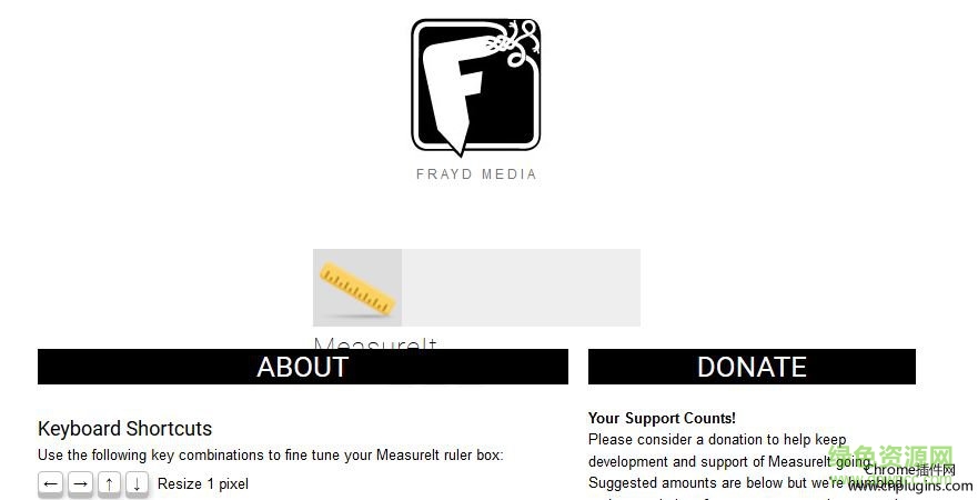 chrome measureit(网页屏幕测量标尺) v0.4.13 绿色版0
