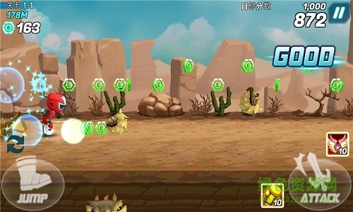 恐龙战队冲刺无限金币版Power Rangers Dash (Asia) v1.6.4 安卓中文版1