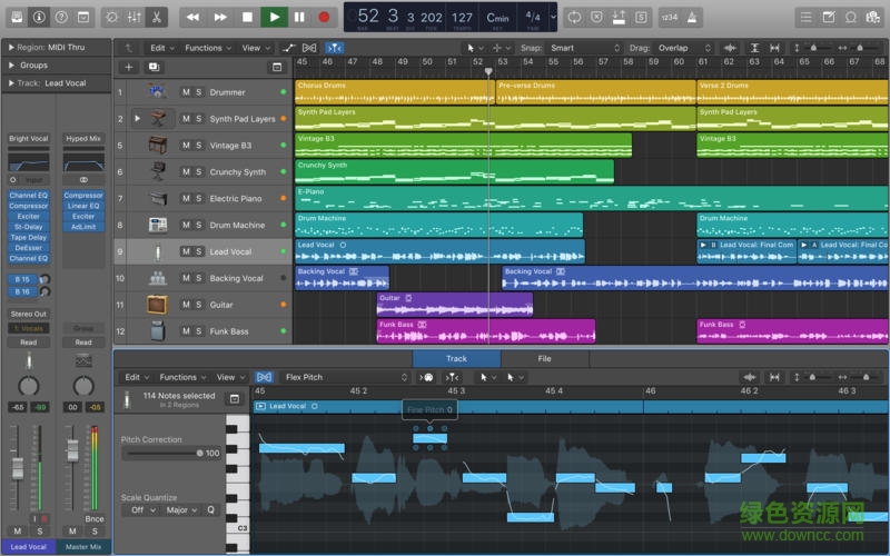 logic pro x mac中文正式版 v10.5.1 最新免费版1