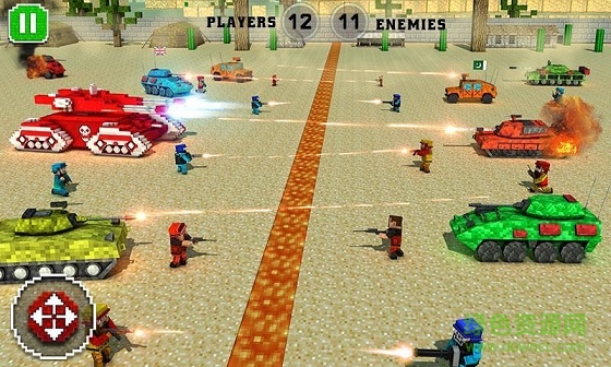 方块人军队作战3D内购 v1.5 安卓无限金币版2