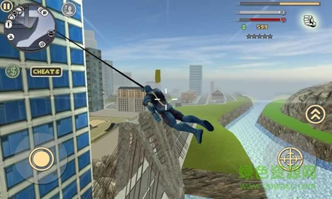 绳索英雄副镇无限金币版