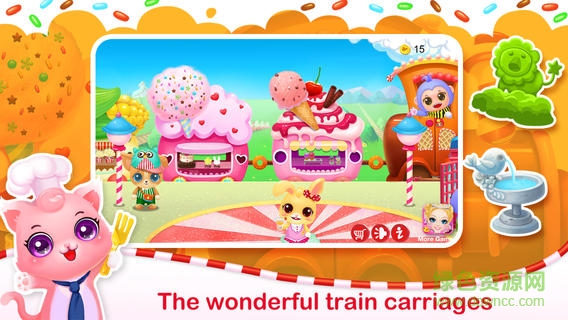 萌宠美食快车免费金币(PetFoodTrain) v1.4 安卓版1