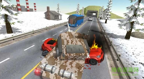 坦克公路赛车无限金币版 v1.4 安卓内购版2