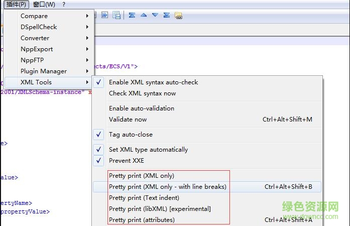 notepad xml tools(格式化插件) v2.4.9.2 官方版0