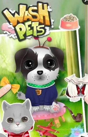 为宠物洗澡游戏