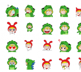 腾讯qq宝宝龙可爱表情包