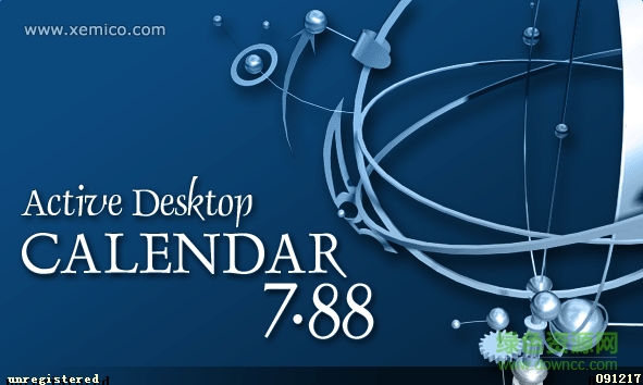 Active Desktop Calendar(桌面日历) 绿色特别版0
