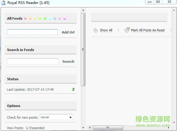 Royal RSS Reader(电子阅览器) v1.45 英文免安装版0