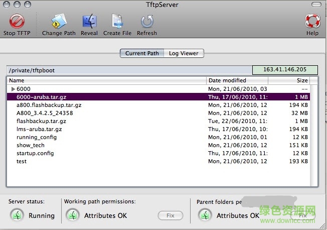 tftp精简前端(TftpServer) mac版0