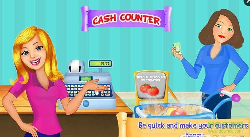 超市收银员游戏中文版(Supermarket cash register) v1.21 安卓版1