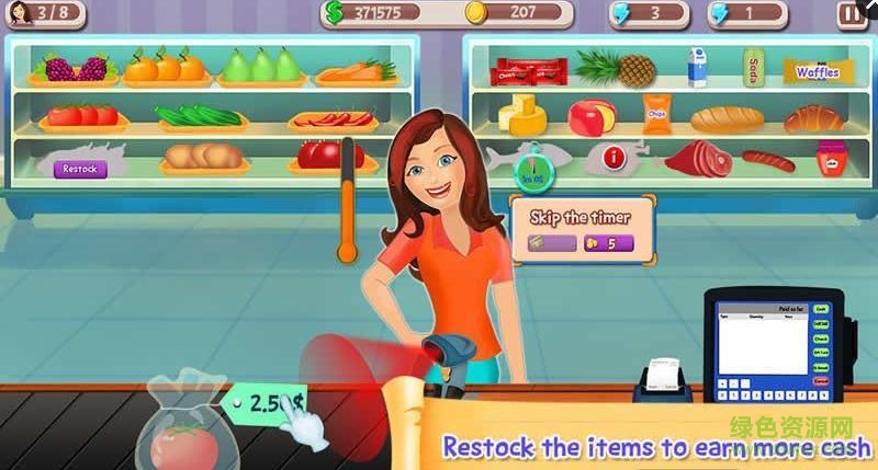 超市收银员游戏中文版(Supermarket cash register) v1.21 安卓版2