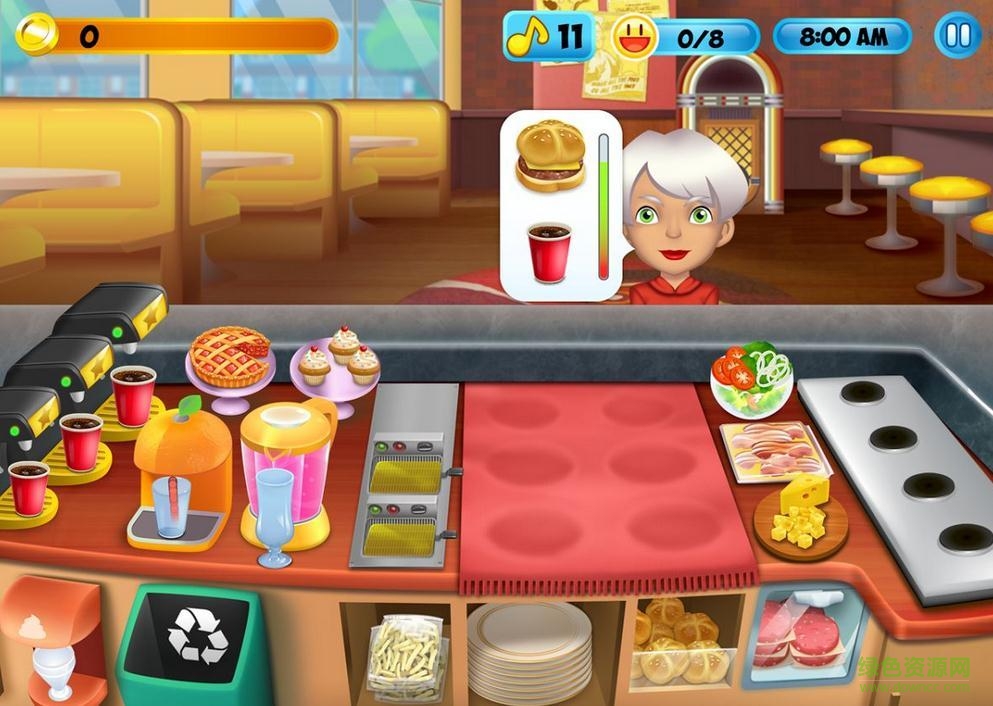 我的汉堡店2免费版(My Burger Shop 2) v1.2.5 安卓中文版0