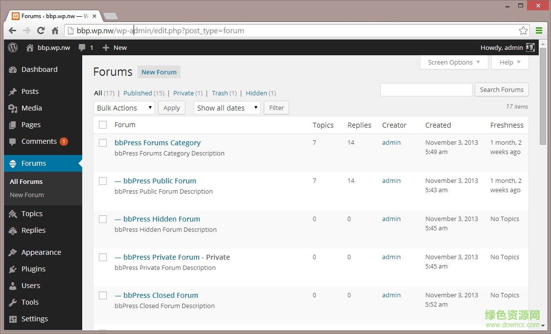 bbpress插件 v2.5.12 中文版0
