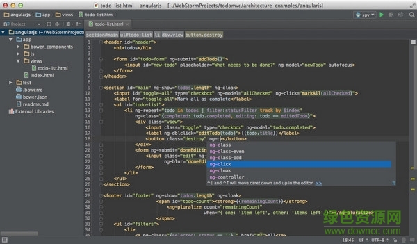 webstorm for mac v2017.2 苹果电脑版0