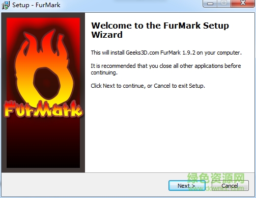 furmark1.9.2绿色版(GPU显卡性能测试软件) 汉化版0