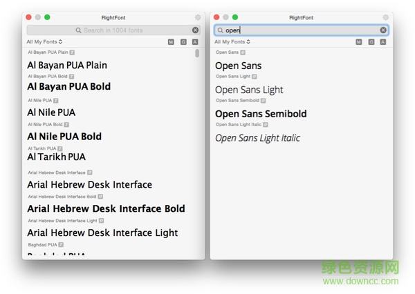 rightfont for mac v3.3.0 苹果电脑版0