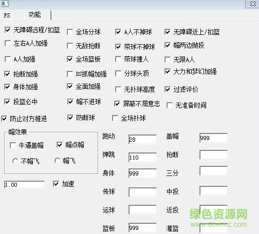 街头篮球改能力工具 0
