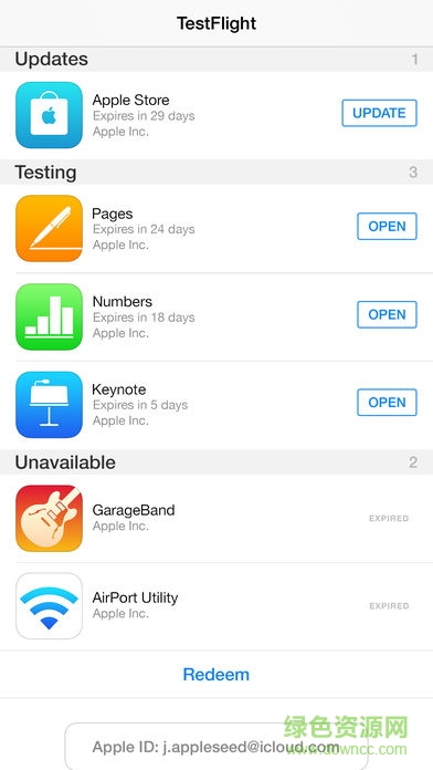 itunes testflight(苹果测试软件) v2.0.0 ios最新版1