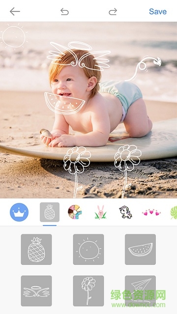 palette pika滤镜贴纸