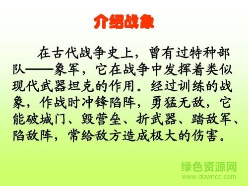 最后一头战象ppt完美版