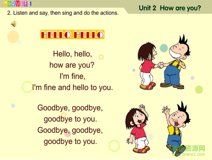 小学英语ppt模板 1