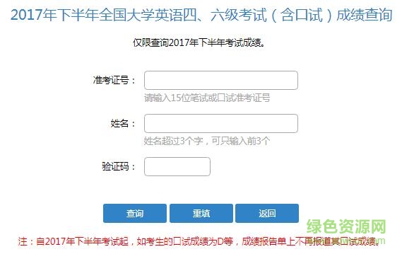 2018英语四六级英语成绩查询 全国大学英语四六级考试成绩查询