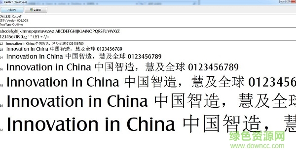 castlet 普通/粗体 常规西方0