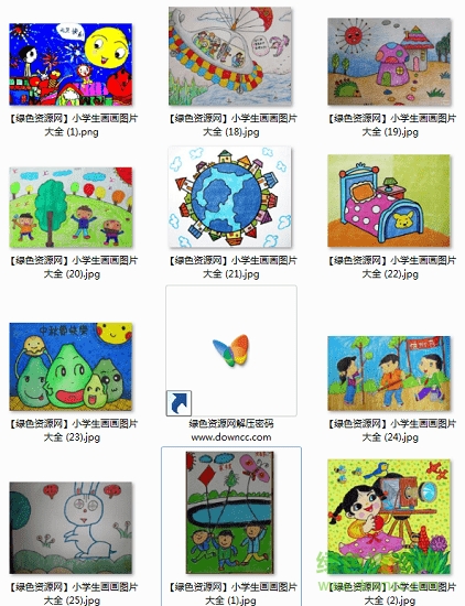 小学生画画图片大全简单漂亮 0