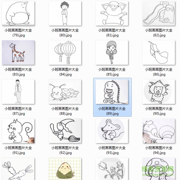 适合小班画画图片大全 0