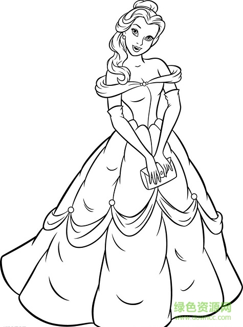 8一9岁最美丽公主的画大全 14张0