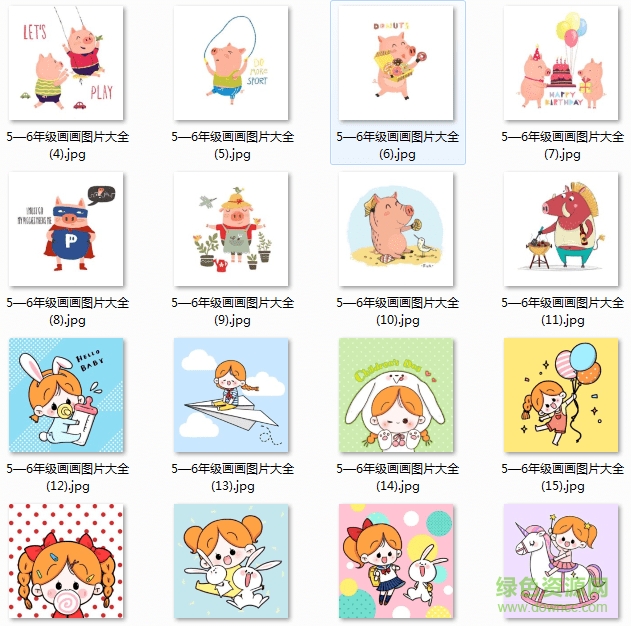 5一6年级画画图片大全简单漂亮 22张1